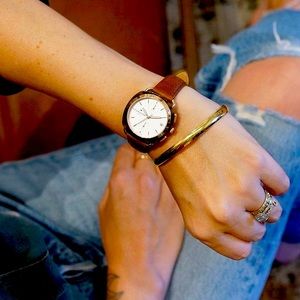 Amber Interiors Fossil Curator Series watch